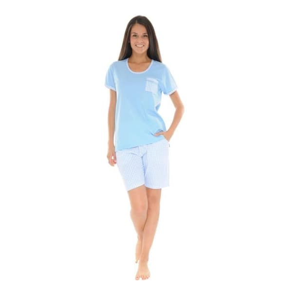 Pyjamas Kort Blå Vianelle Pyjamas Kort 5553
