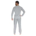 Miniatyrbild 3 av 3: Pyjama - PILUS - 2610 - T-shirt i Nät - Byxor i Poplin - Ljusgrå