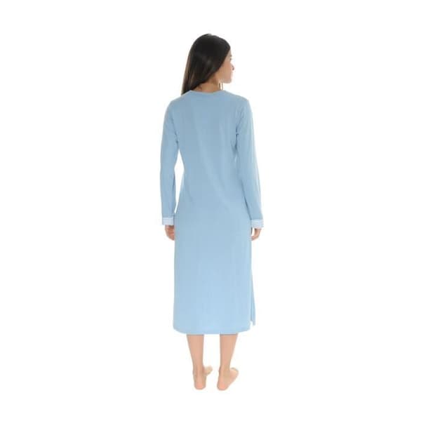 Nattlinne - Joanna - Modell 3314 - Lång 115cm - 50% Bomull - 50% Viskos