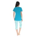 Miniatyrbild 2 av 2: Pyjamaset - Madeline - 4087 - 100% Bomull - Serigrafi Blommor - Elastisk Midja