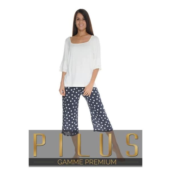 Pyjamas Kort Ecru Ormelia Pyjamas Kort 3550