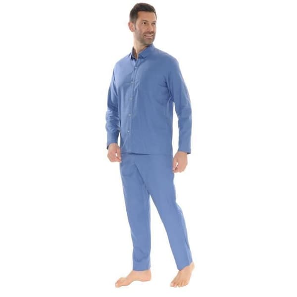 Pyjamakostym Blå Phedor - PILUS - Poplin 3448 - Man - Vuxen