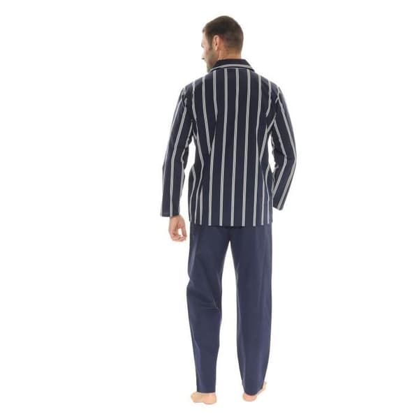 Blå Natys Pyjamas Lång Knappad 3510