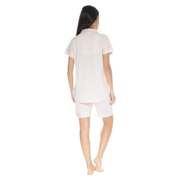 Pyjamadomstol - Rose Mary - 3918 - Maille - Randig - Elegant