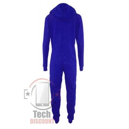TECH DISCOUNT® - Pyjamas med blå luvtröja Superman superhjälte DC Comics Cosplay kvinna flicka storlek M mjuk, bekväm enhet