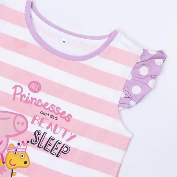 Pyjamaset för babyflicka - Cerda - Peppa Pig - Mjuk tyg - Färgglad design - Lättskött
