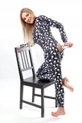 Miniatyrbillede 3 af 6: KVINDEPYJAMAS VALENTINSDAG GAVE TIL EN PIGE MED EN FLAP SPERM L