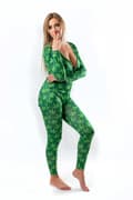 Miniatyrbillede 7 af 9: KVINDE-PYJAMAS VALENTINSDAGSGAVE TIL HENDE MED FLAP AF HAMPEBLADE L