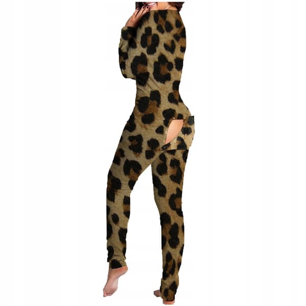 KVINDEPYJAMAS VALENTINSDAG GAVE TIL EN PIGE PANTHER MED LYNLÅS XL