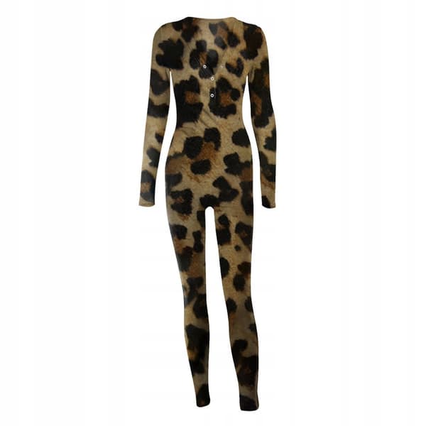 KVINDEPYJAMAS VALENTINSDAG GAVE TIL EN PIGE PANTHER MED LYNLÅS XL