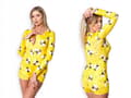 Miniatyrbillede 2 af 6: KVINDE-PYJAMAS VALENTINSDAG GAVE TIL EN PIGE BEE M