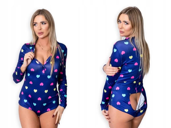 DAMPYJAMAS ALLA HJÄRTANS DAG-PRESENT TILL EN FLICKA MED UPPHÄNGDA HJÄRTAN XL