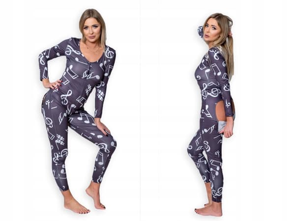 NAISTEN PYJAMAT YSTÄVÄNPÄIVÄN LAHJA TYTTÖLLE VETOKETJUA AVATTU HARMAA NUOTTI M