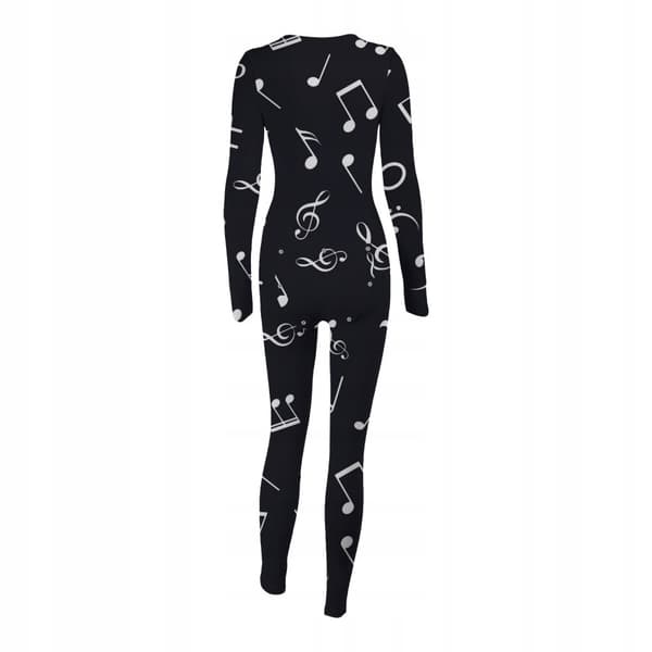 DAMPYJAMAS ALLA HJÄRTANS DAG-PRESENT TILL EN FLICKA, UPPSÄCKT, SVART MUSIK XL