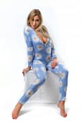 Miniatyrbillede 2 af 8: KVINDEPYJAMAS VALENTINSDAG GAVE TIL EN PIGE MED LYNLÅS UDEN DAISY XL