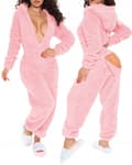 Miniatyrbild 1 av 4: DAMPYJAMAS ALLA HJÄRTANS DAG-PRESENT TILL EN FLICK MED PLYSCHFLIK XL