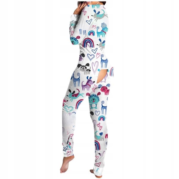KVINDEPYJAMAS VALENTINSDAG GAVE TIL EN PIGE LYNLÅSÅPNER HUNDE XL