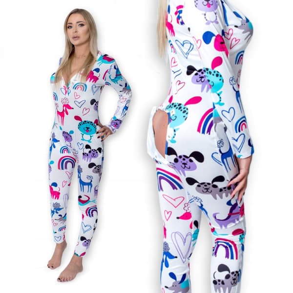 KVINDEPYJAMAS VALENTINSDAG GAVE TIL EN PIGE LYNLÅSÅPNER HUNDE XL