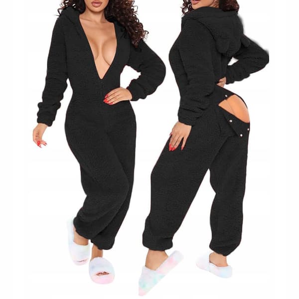 KVINNOPYJAMAS ALLA HJÄRTANS DAG-PRESENT TILL EN FLICK MED PLYSCHFLIK S