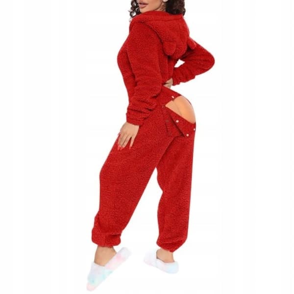 KVINNOPYJAMAS ALLA HJÄRTANS DAG-PRESENT TILL EN FLICK MED PLYSCHFLIK S