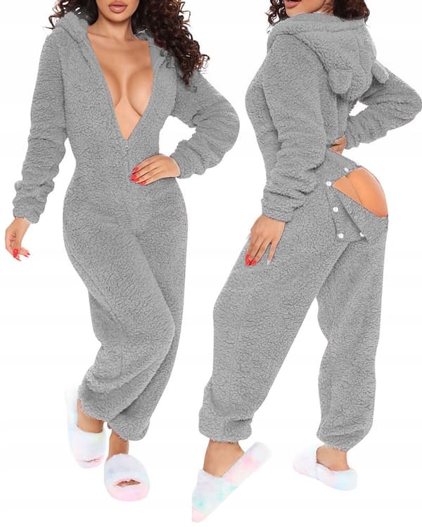 KVINNOPYJAMAS ALLA HJÄRTANS DAG-PRESENT TILL EN FLICK MED PLYSCHFLIK S