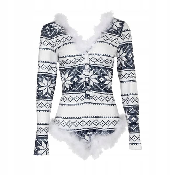 DAMPYJAMAS ALLA HJÄRTANS DAG-PRESENT TILL EN FLICKA MÖNSTER I PLYSIG VINTER M