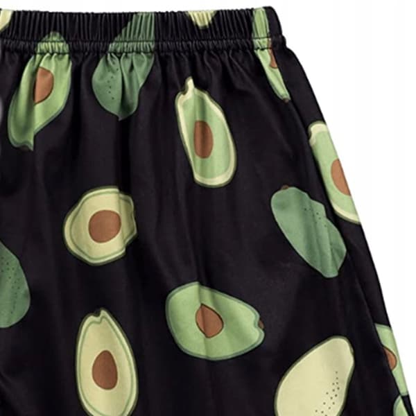 NAISTEN YÖPYJAMAT YSTÄVÄNPÄIVÄN LAHJA TYTTÖLLE KAKSIOSAINEN AVOKADO S