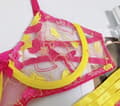 Miniatyrbild 5 av 11: Vackert set med damunderkläder BH KJOL LÅRBAND G-STRING M