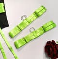 Miniatyrbillede 7 af 11: Sexet dameundertøjssæt med bælter, choker-bh, trusser, fluorescerende, smukt