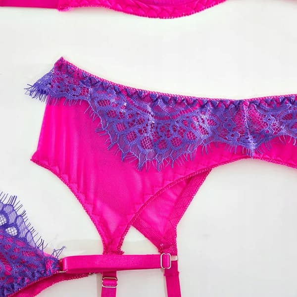 Sexet Lingeri Sæt Sexet BH STRING BLONDE Pink rL