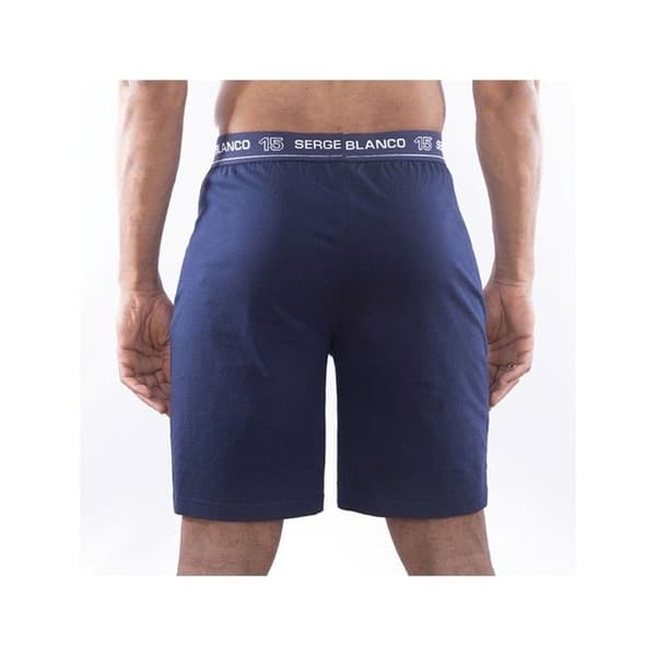 Serge Blanco Ensemble Pyjamas kort bomull för män