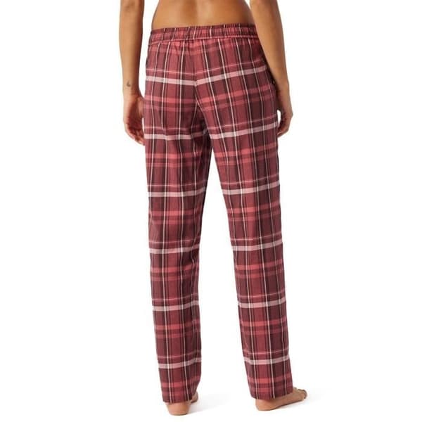 Långa pyjamasbyxor för kvinnor - SCHIESSER - Mix & Relax - Kopparfärgad - Tillverkad av mjuk flanell