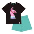 Miniatyrbild 1 av 4: Fortnite - FOR90003BSN41 - Glow in The Dark Jungen-kurzpyjama-set Schwarz Boy's Short Pyjamas Set