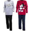 Miniatyrbild 2 av 2: Disney Musse Pigg Coral Fleece långärmad pyjamasset