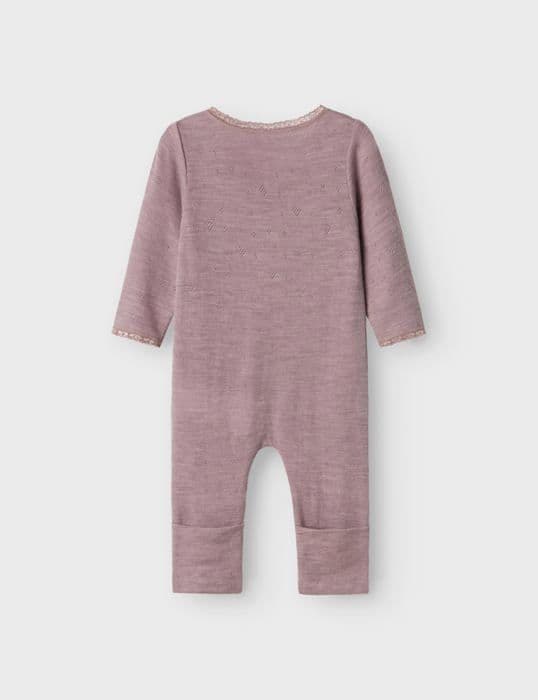 Pyjamafodral bebis - pyjamasförvaring Name it - 13228324 - Wang Needle Solid Baby Pyjama 6 månader