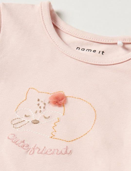 Housse för bebiskjortor - förvaring av pyjamas Name it - 13221317 - NBFOHRA LS Body Box, Pyjamas för små flickor, Rose Smoke