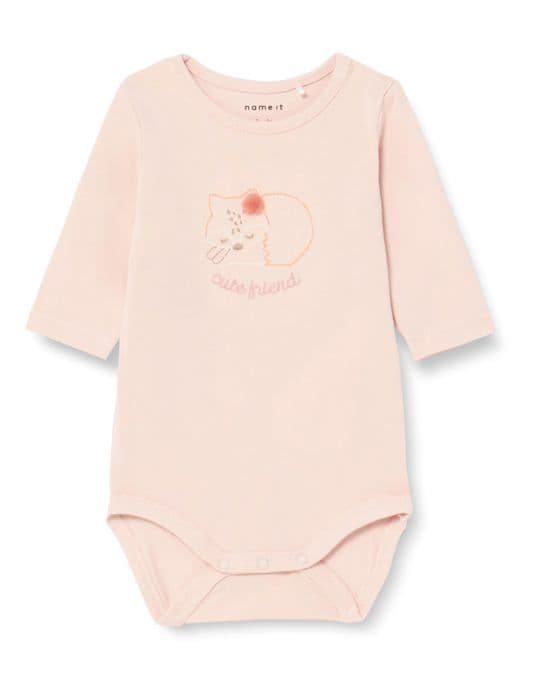 Housse för bebiskjortor - förvaring av pyjamas Name it - 13221317 - NBFOHRA LS Body Box, Pyjamas för små flickor, Rose Smoke
