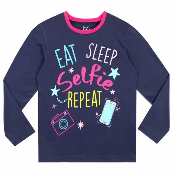 Pyjamas - nattlinne Harry bear Set med pyjamas för tjejer Selfie