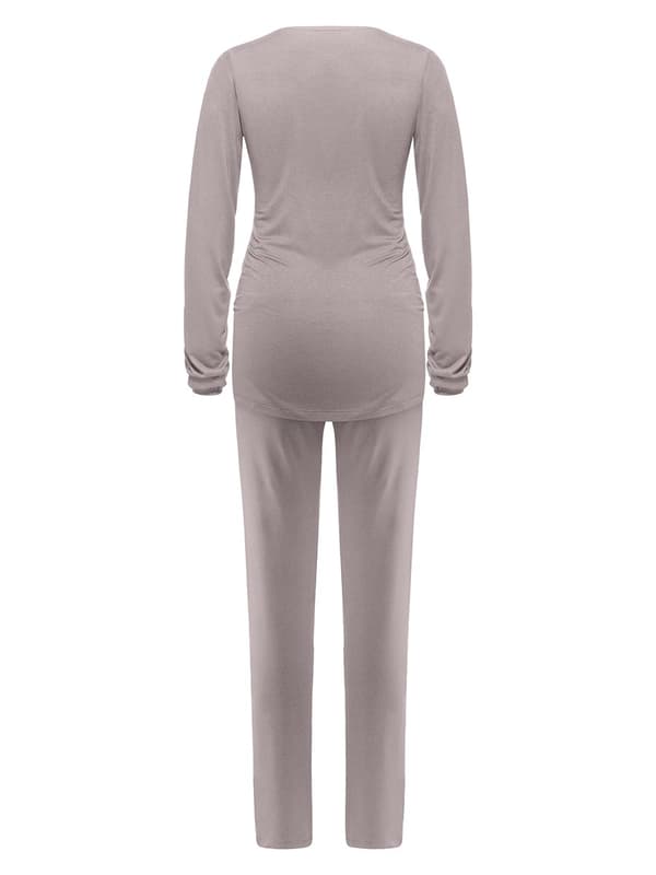 Naisten harmaa äitiyspyjama Bellybutton Maternity