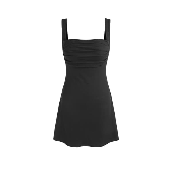 INF Chic Sort A-Line Mini Nederdel