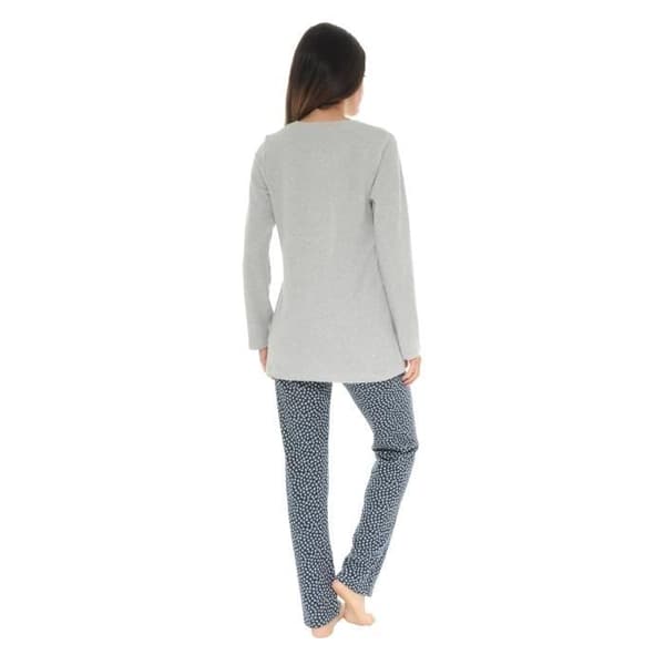 Pyjamas Lång Grå Roxana Pyjamas Lång Pilou 5300