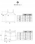 Miniatyrbild 7 av 8: DAMMORS PYJAMAS S/M - axelbandslösa shorts i ribbstickat material
