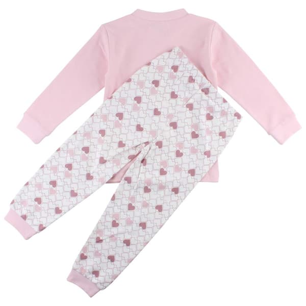 2-delt pyjamas med elefant og hjerter, Fixoni 86 cl