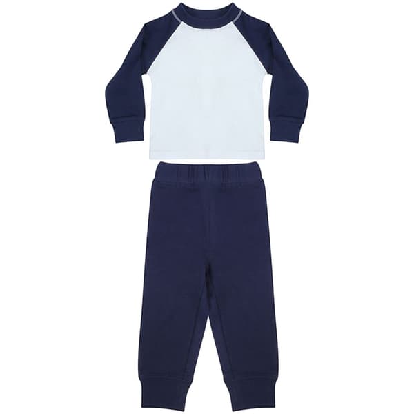 Larkwood Baby Unisex pyjamasöverdel och -underdel för bebisar