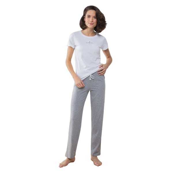 Towel City Womens/Ladies Pyjama T-Shirt And Bottoms Set