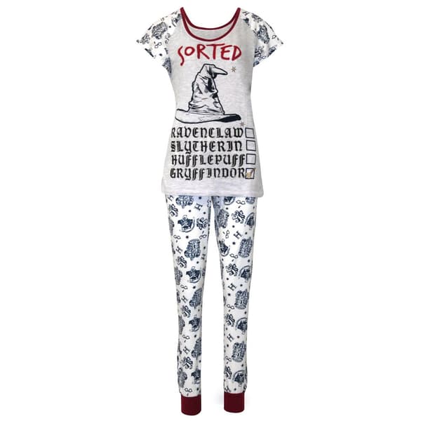 Harry Potter Womens/Ladies Sorting Hat Pyjamas Purple/White 12-14