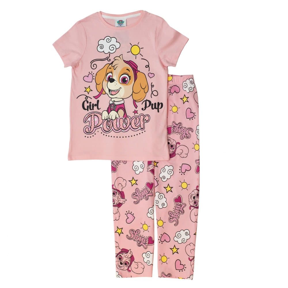 Paw Patrol Flickor Girl Girl Pup Power Skye Pyjamaset