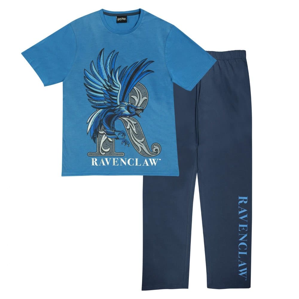 Harry Potter Dam/kvinna Ravenclaw Pyjamaset med lös passform