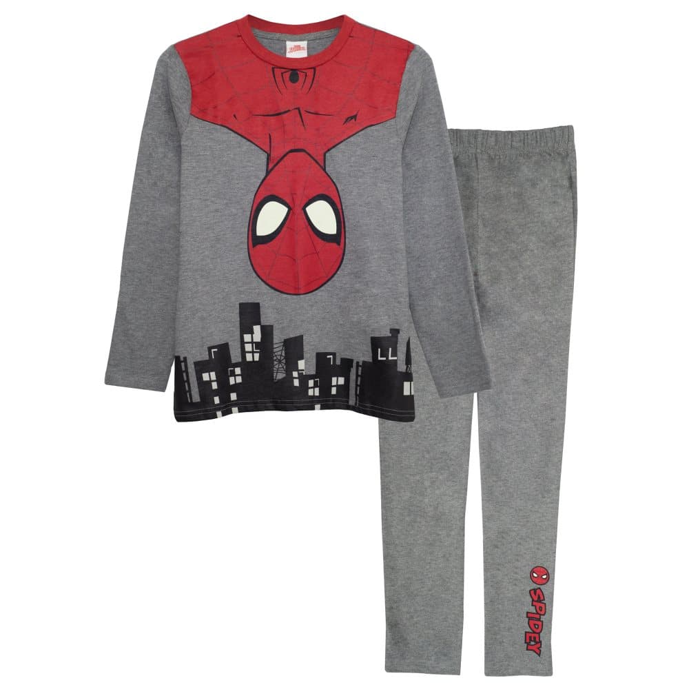 Spider-Man Pyjamaset för pojkar som hänger i staden