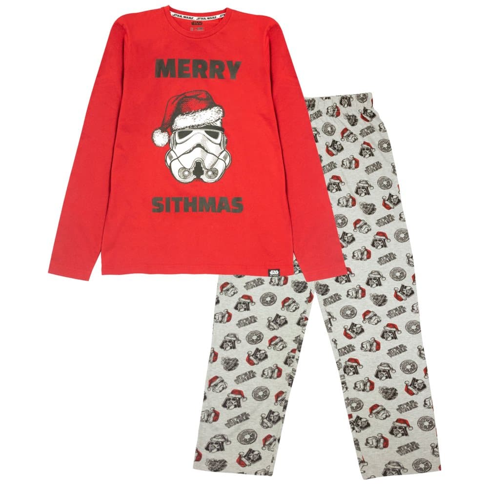 Star Wars Merry Sithmas långärmad julpyjamas för herrar